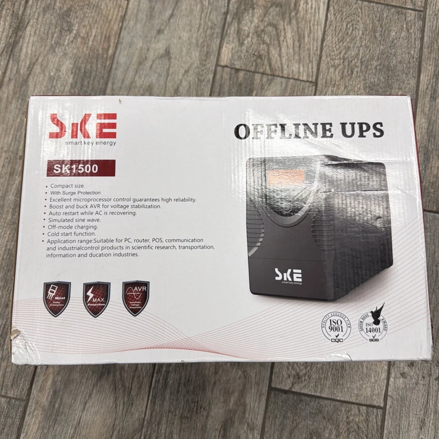 1500VA/900W Ups Battery Backup and Surge Protector Power Supply Unit