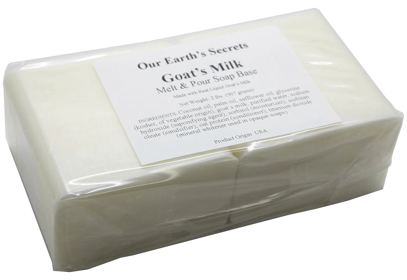 Goats Milk - 2 Lbs Melt & Pour Soap Base