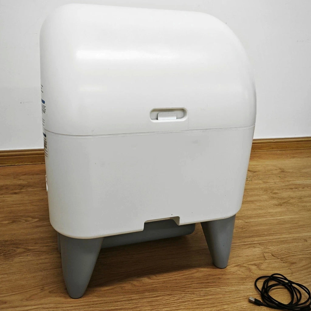 Used 95L Automatic Cat Litter Box, APP Control, Odor Control, Safety Sensor
