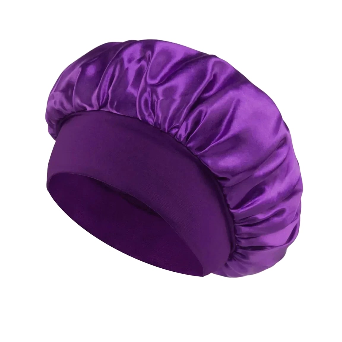 Silk Satin Sleep Bonnet Hair Cap Bonnet Elastic Soft Wide Band for Women