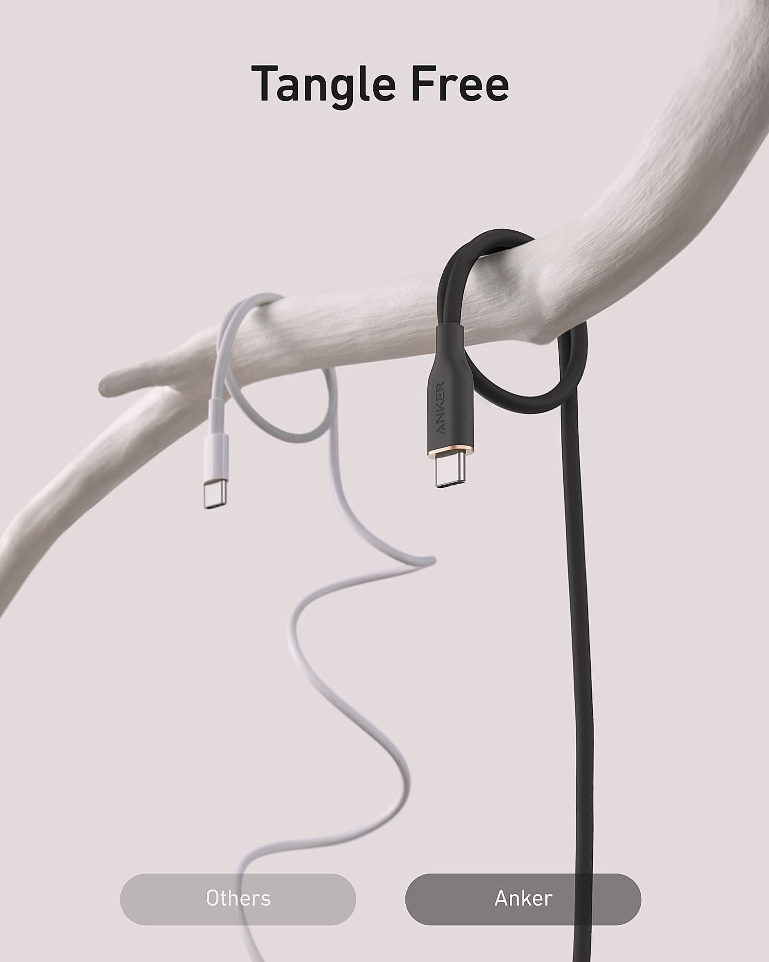 Anker USB-A to USB-C Cable 3ft 2-Pack Fast Charging