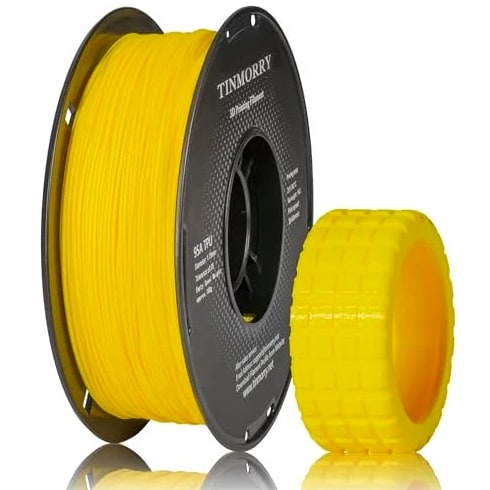 TPU Filament 1.75mm, TPU 95A Flexible 3D Printer Fluorescent Yellow