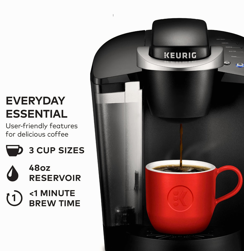 Keurig K-Classic Single Serve Coffee Maker with 3 Brew Sizes