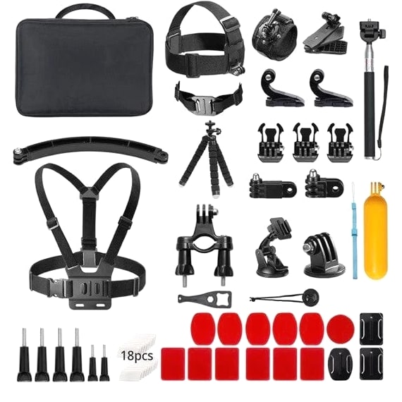 Action Camera Accessories Kit