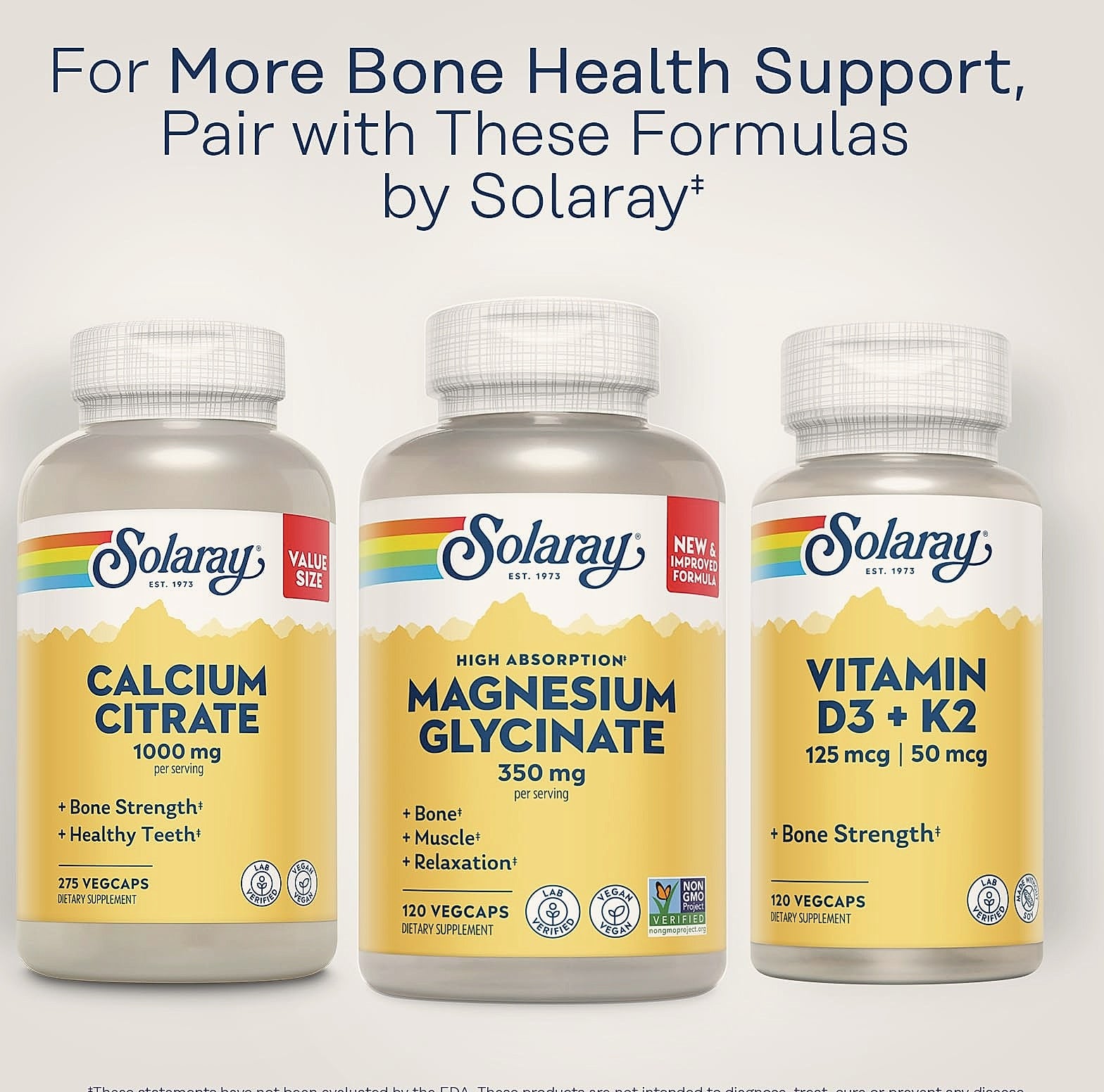 Solaray Magnesium Glycinate 350mg Chelated Capsules