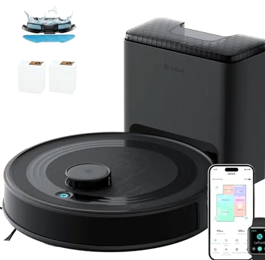 SHXI M2 Plus Robot Vacuum with 75-Day Self-Emptying Station