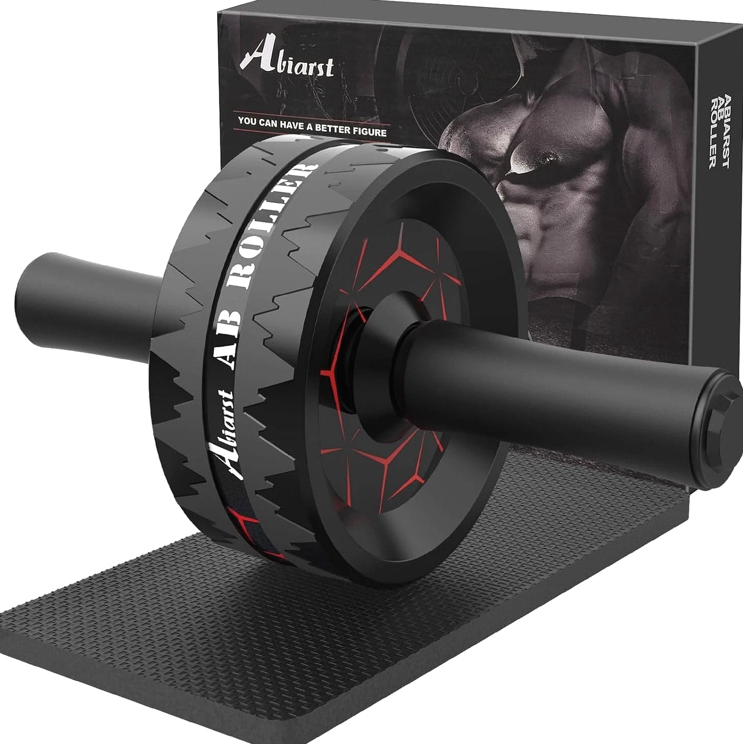 Ab Roller Wheel, Abs Workout Equipment for Abdominal & Core Strength Training, H