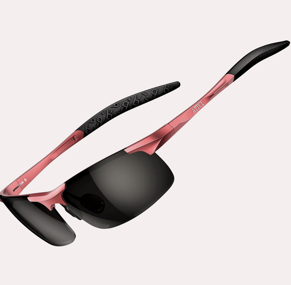 ATTCL Polarized Sunglasses Men Sports Wrap Around UV Protection