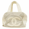 Chanel handbag, CaviarSkinleather, white, women's. GZl1h9wt
