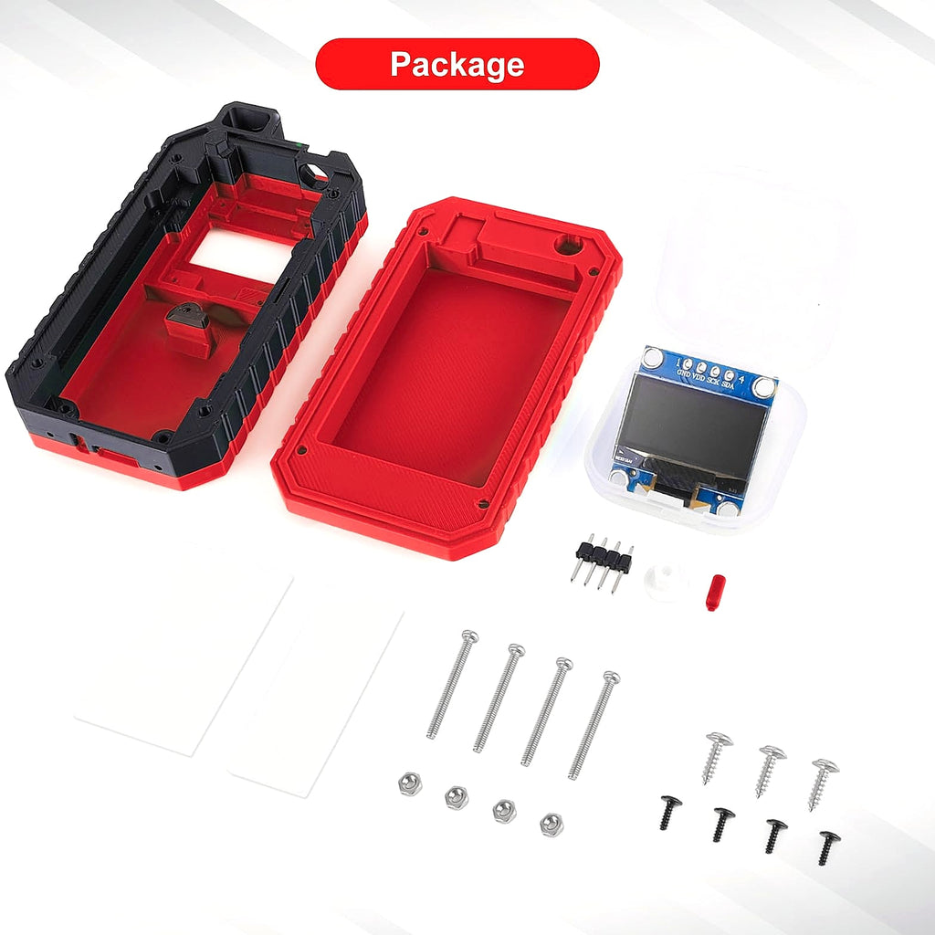 Drocoge Meshtastic RAK Wisblock Enclosure Kit Red