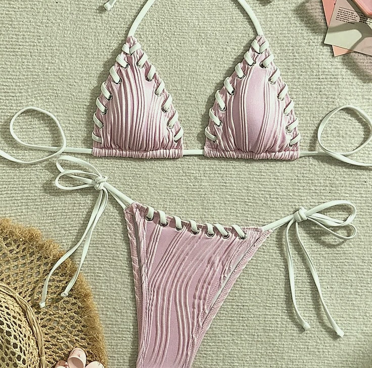 Biligoshe Women's Brazilian Bikini Set Swimwear