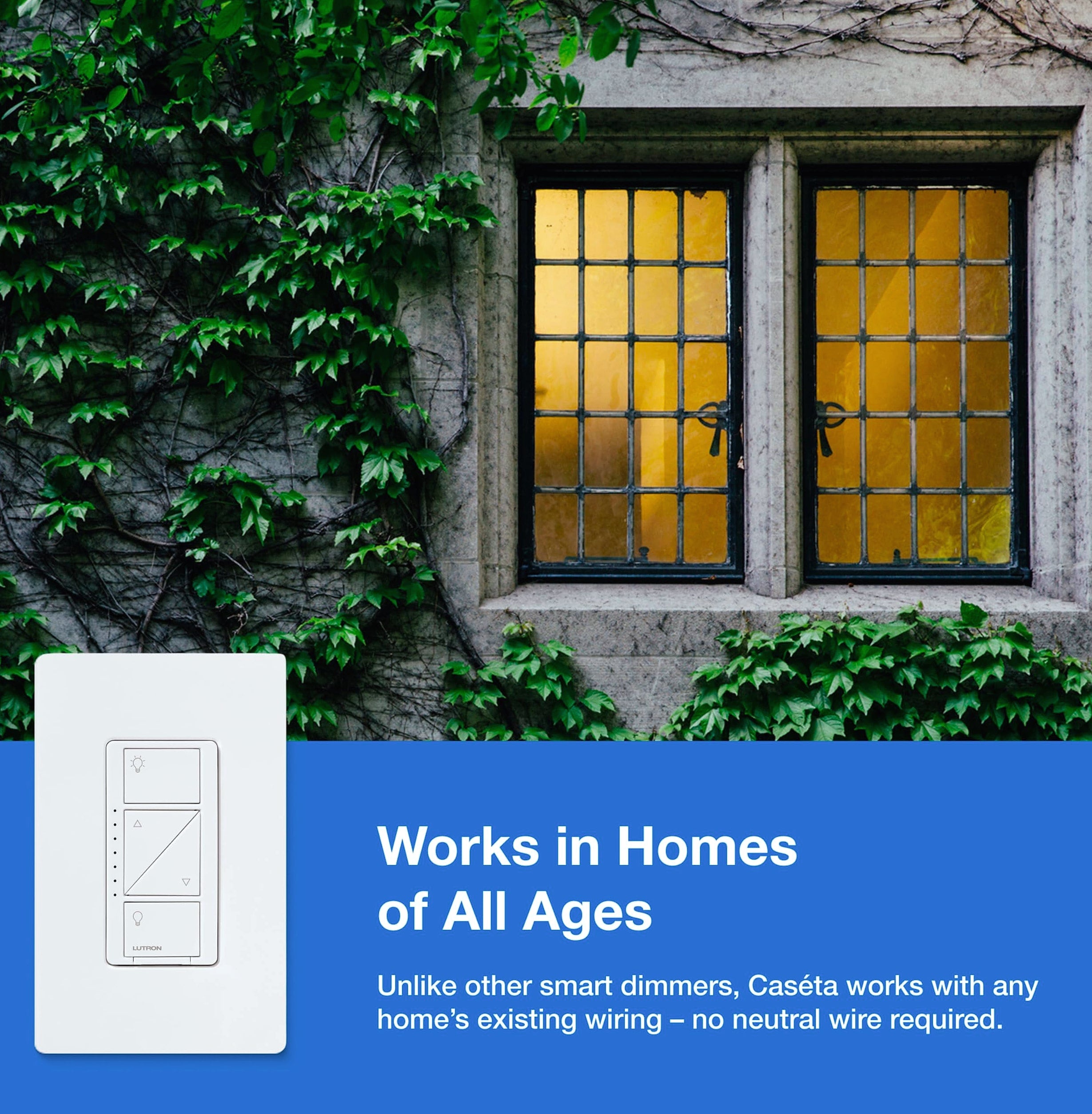 Lutron Caseta PD-6WCL-WH Smart Dimmer Switch 150W