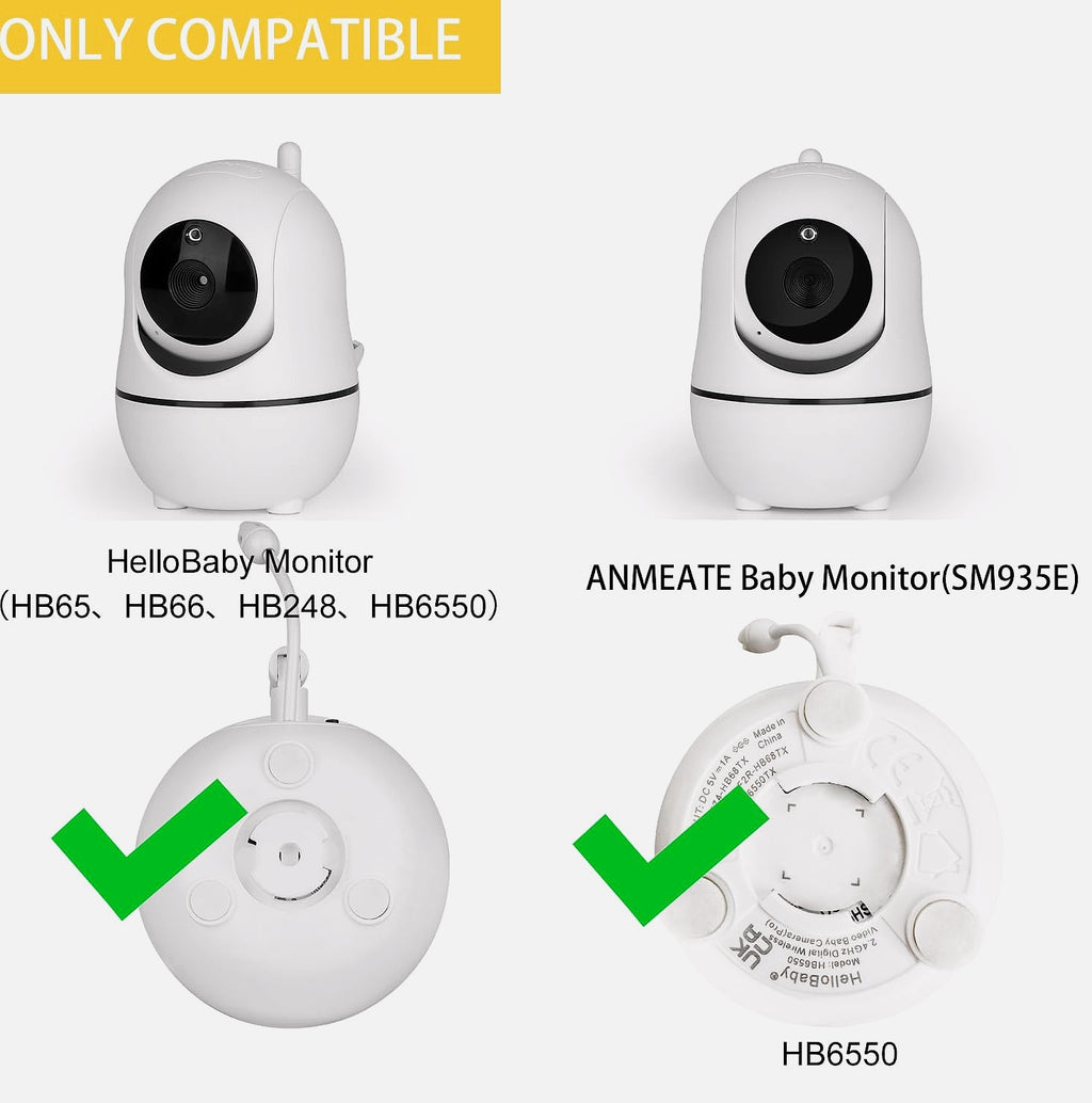 iTODOS Baby Monitor Mount Flexible Clip Holder
