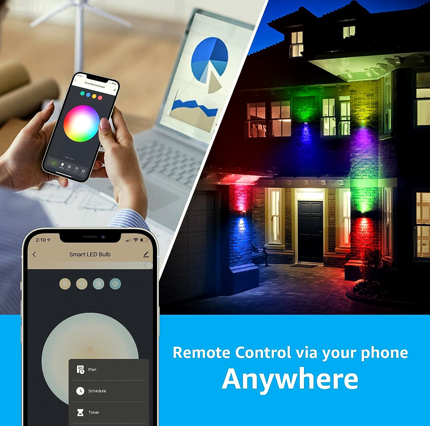 TORCHSTAR GU10 WiFi Smart Spotlight Bulb RGB