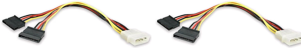 StarTech.com PYO2LP4SATA LP4 to Dual SATA Power Cable