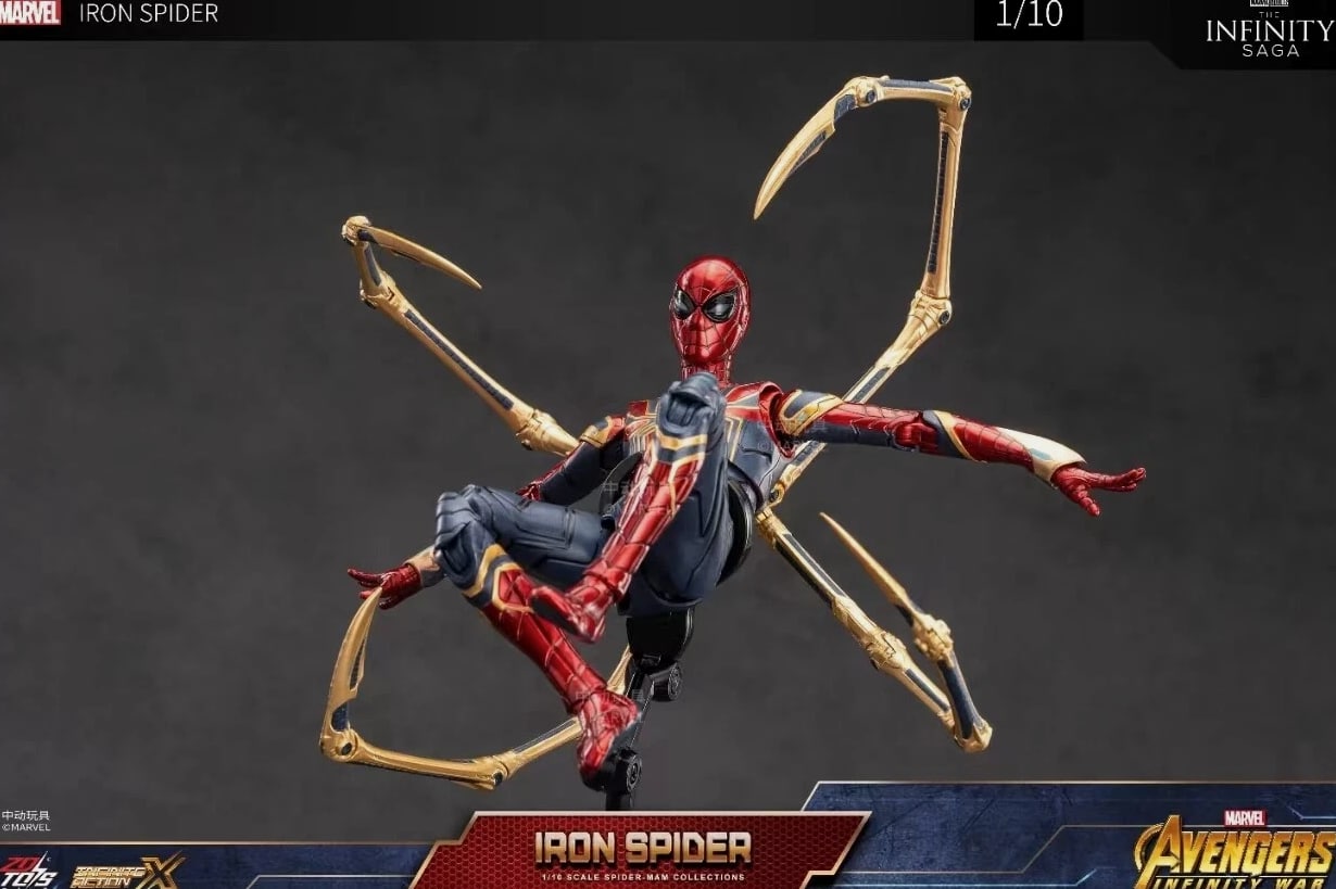 ZD Toy Marvel Iron spider 2.0 The Avengers model toys Collection action figures