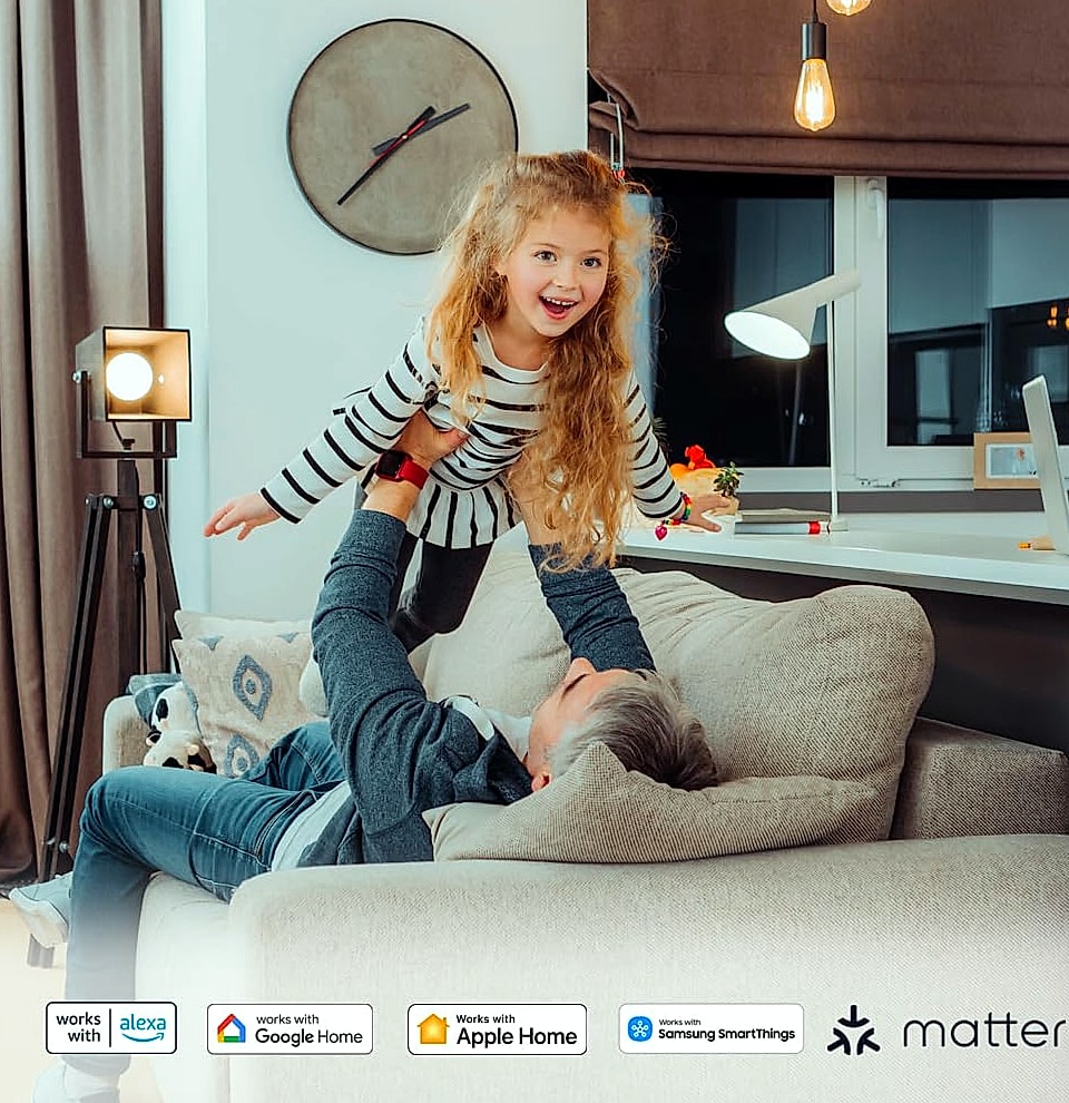 Leviton D215S-1RW Decora Smart Wi-Fi Switch, Matter Compatible