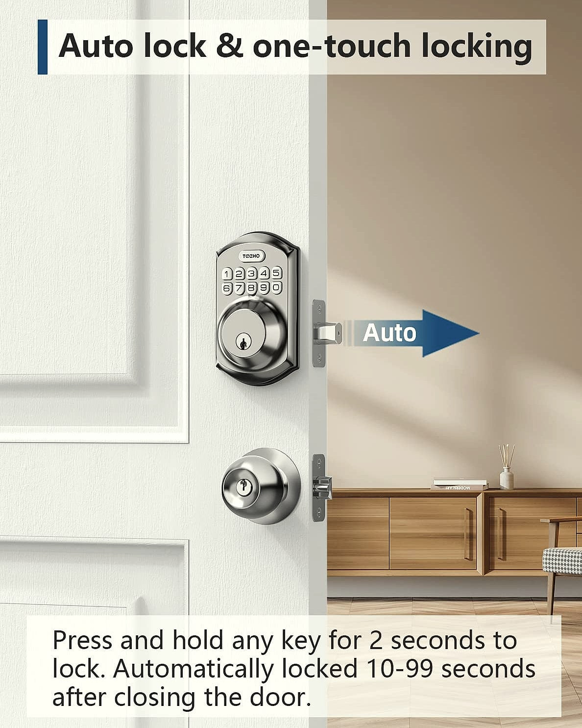 TEEHO TE001 Keyless Entry Door Lock Smart Deadbolt