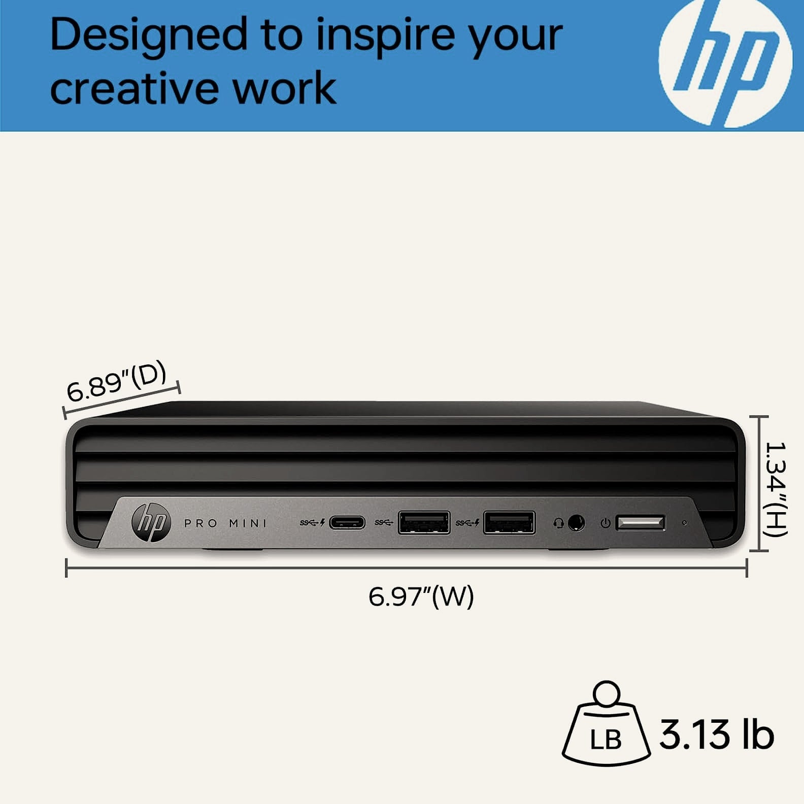 HP 2026 Mini Desktop PC Intel i5-12500T 16GB RAM 512GB SSD