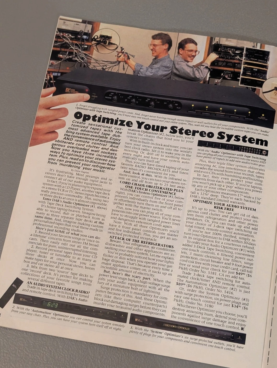 DAK Summer 1990 Catalog - Vtg 90s Ads Early 1990s Computer Electronics Gadgets