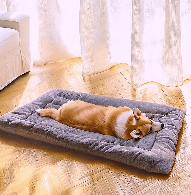 Booteely Extra Large Plush Dog Bed Sofa, 120cm Pet Mat