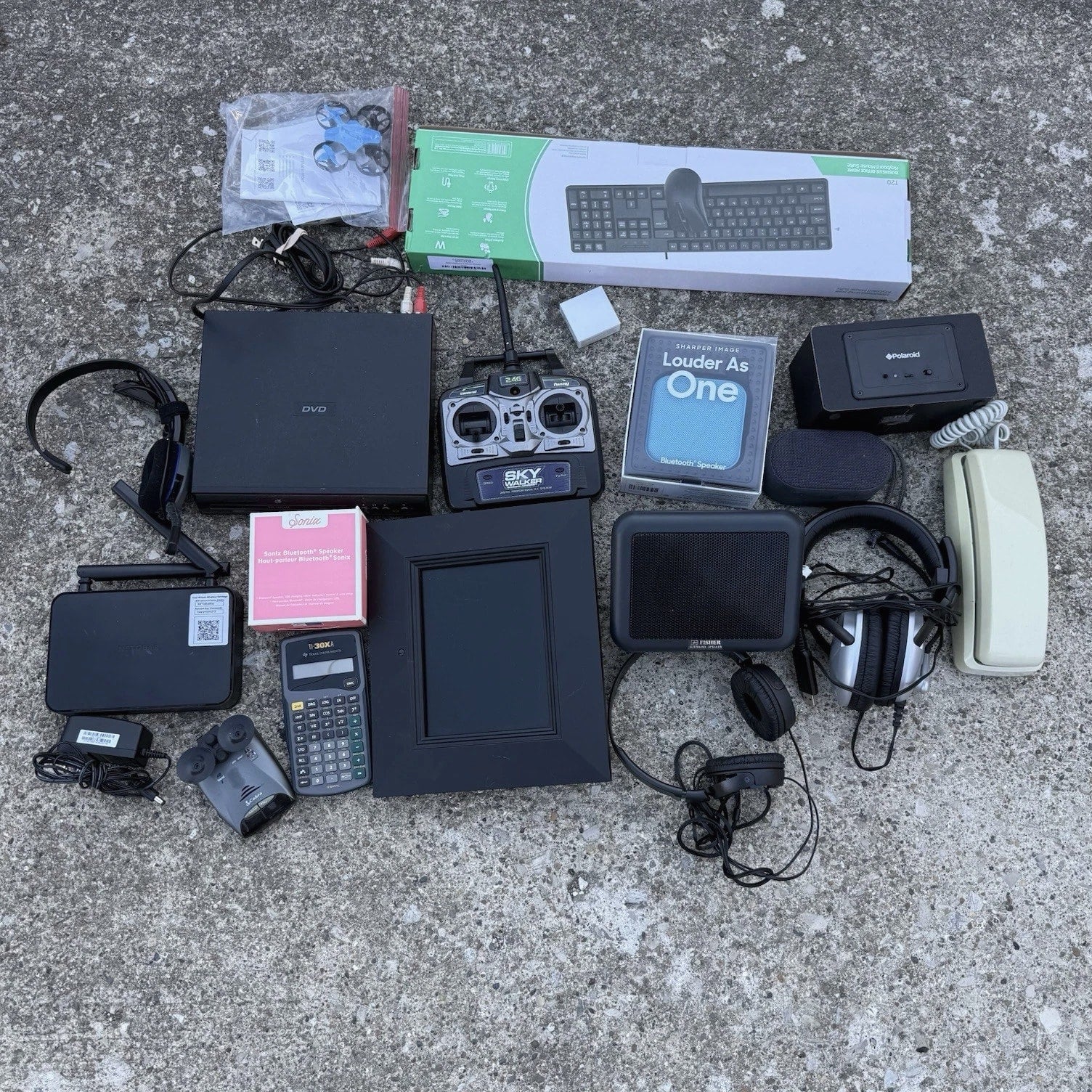 Junk Drawer Mixed Lot of Electronics Gadgets As-Is Used Untested Parts Repair