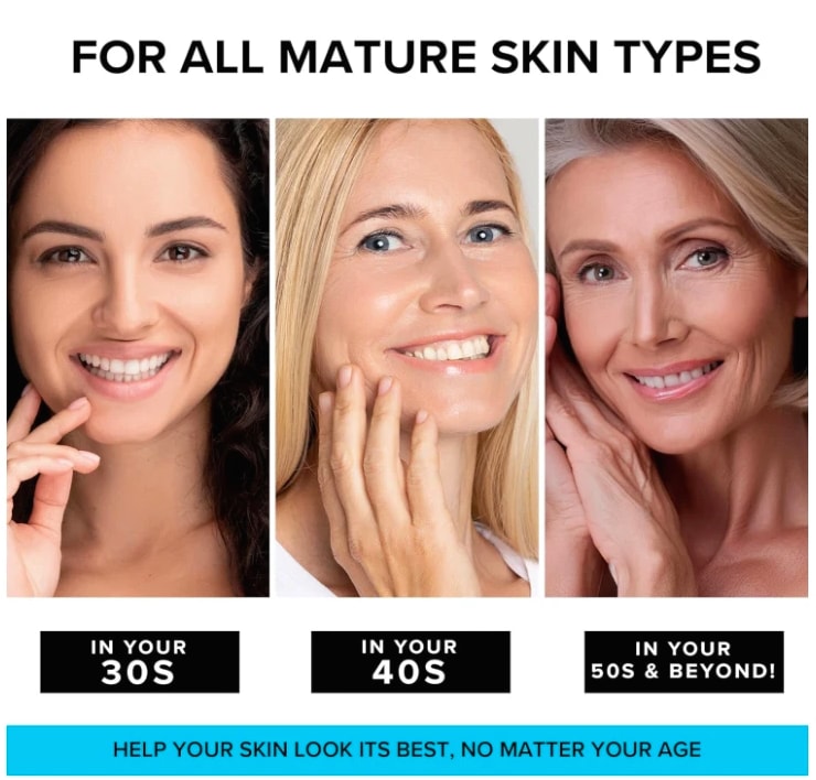 Anti-Aging Face Moisturizer - Retinol, Collagen & Hyaluronic Acid, Day & Night