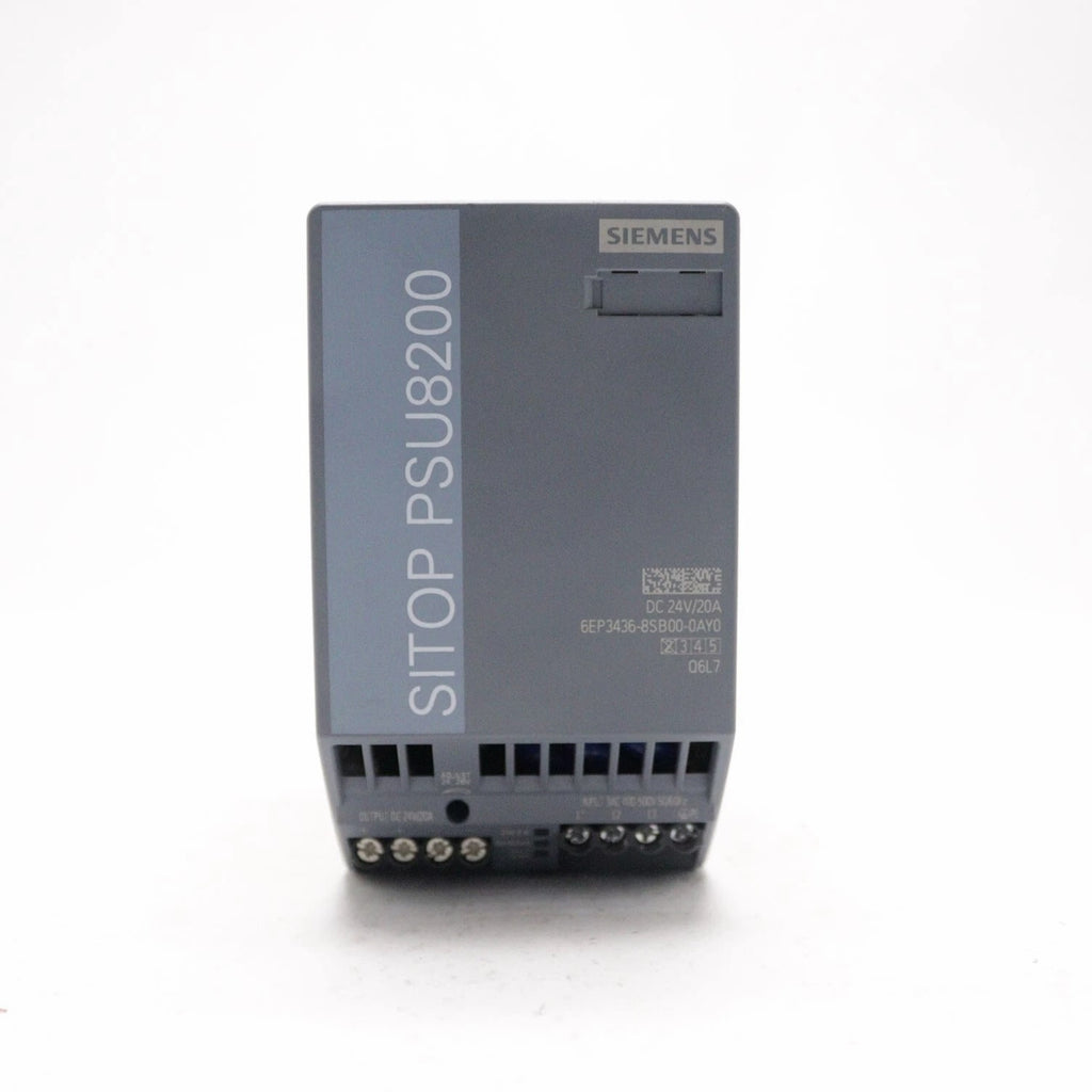 SIEMENS POWER SUPPLY SITOP 24V 20AMP PSU8200 6EP3436-8SB00-0AY0