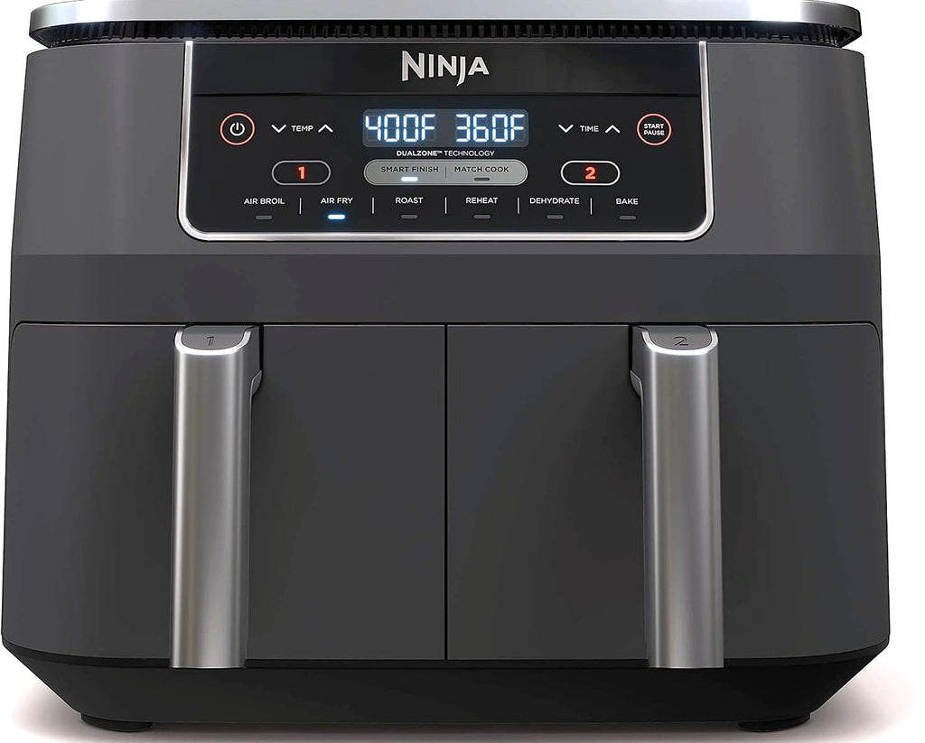 Ninja DZ201 Foodi 8 Quart DualZone Air Fryer with 2 Independent Baskets