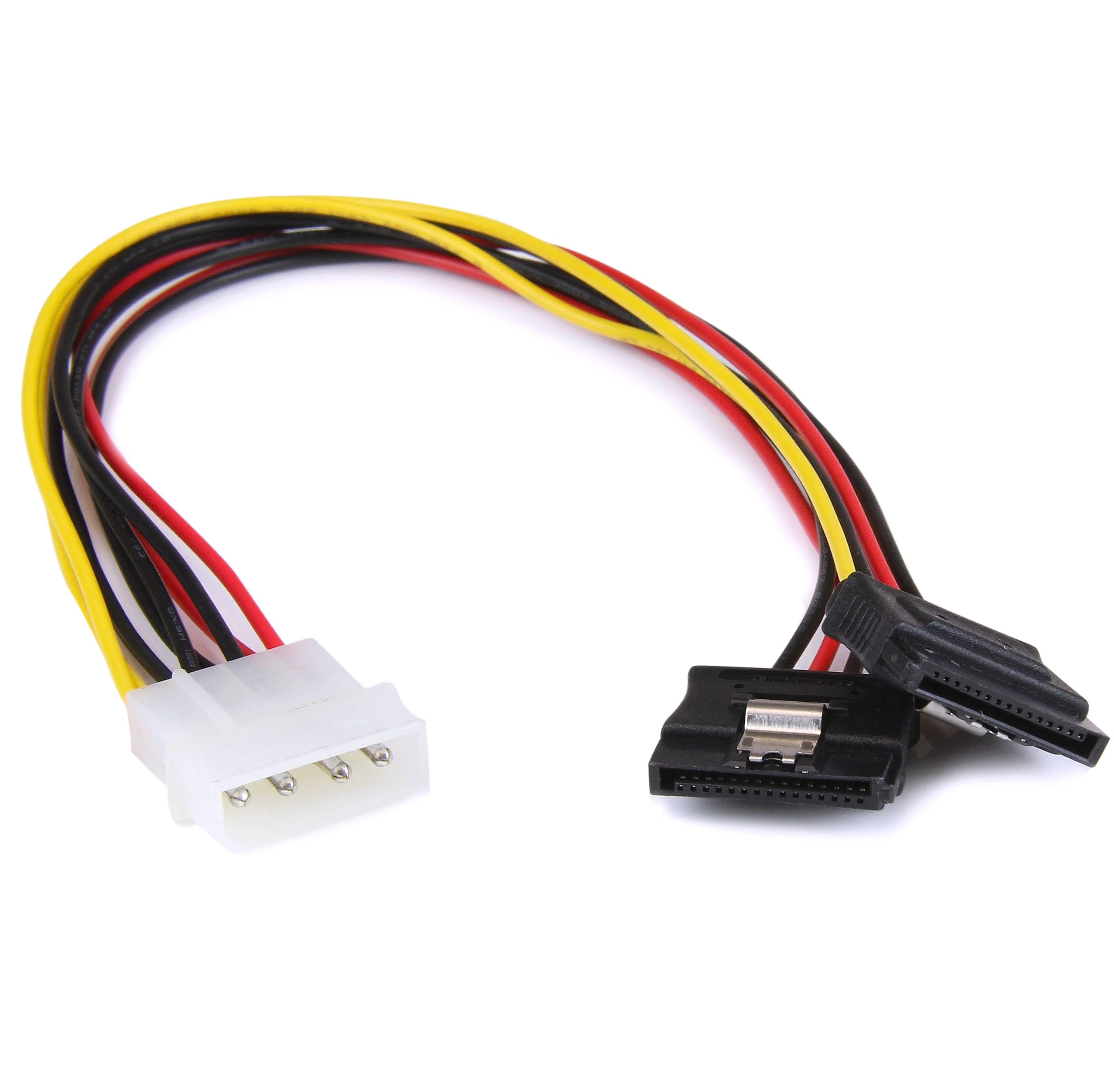 StarTech.com PYO2LP4SATA LP4 to Dual SATA Power Cable