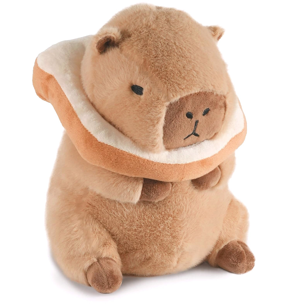 CHDBLOCK Flower Capybara Plush Toy, 11 Inch Soft Stuffed Animal