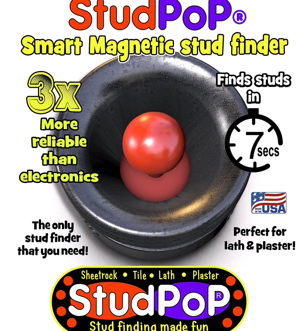 StudPoP Original Smart Magnetic Stud Finder with Visual Indicator