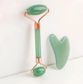 Gua Sha Board 2 Pc Massage Stone for Facial Body Skincare Roller Scraping Tool