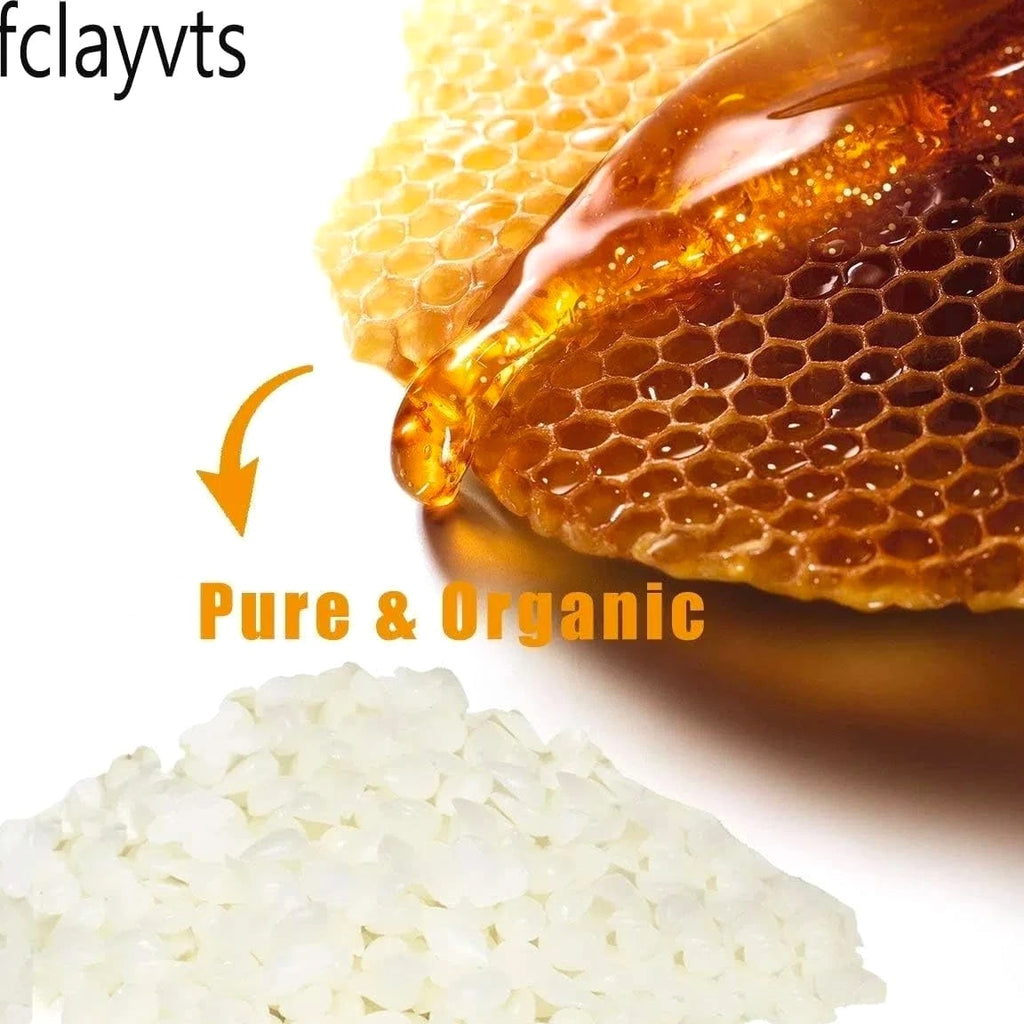 5 LB White Beeswax Pellets, Bulk Beeswax Beads (80 OZ), Beeswax Pastilles for Candle