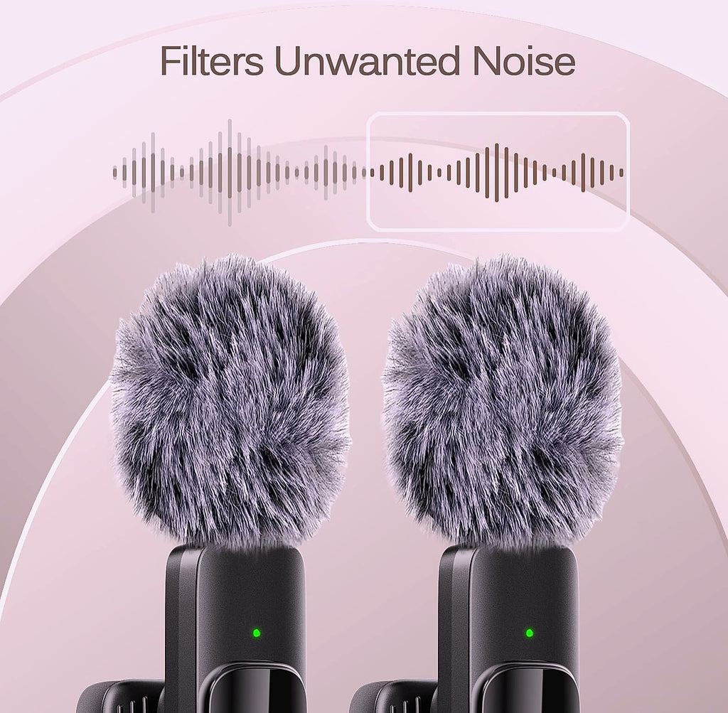 Labstandard Wireless Lavalier Microphone for iPhone and USB-C