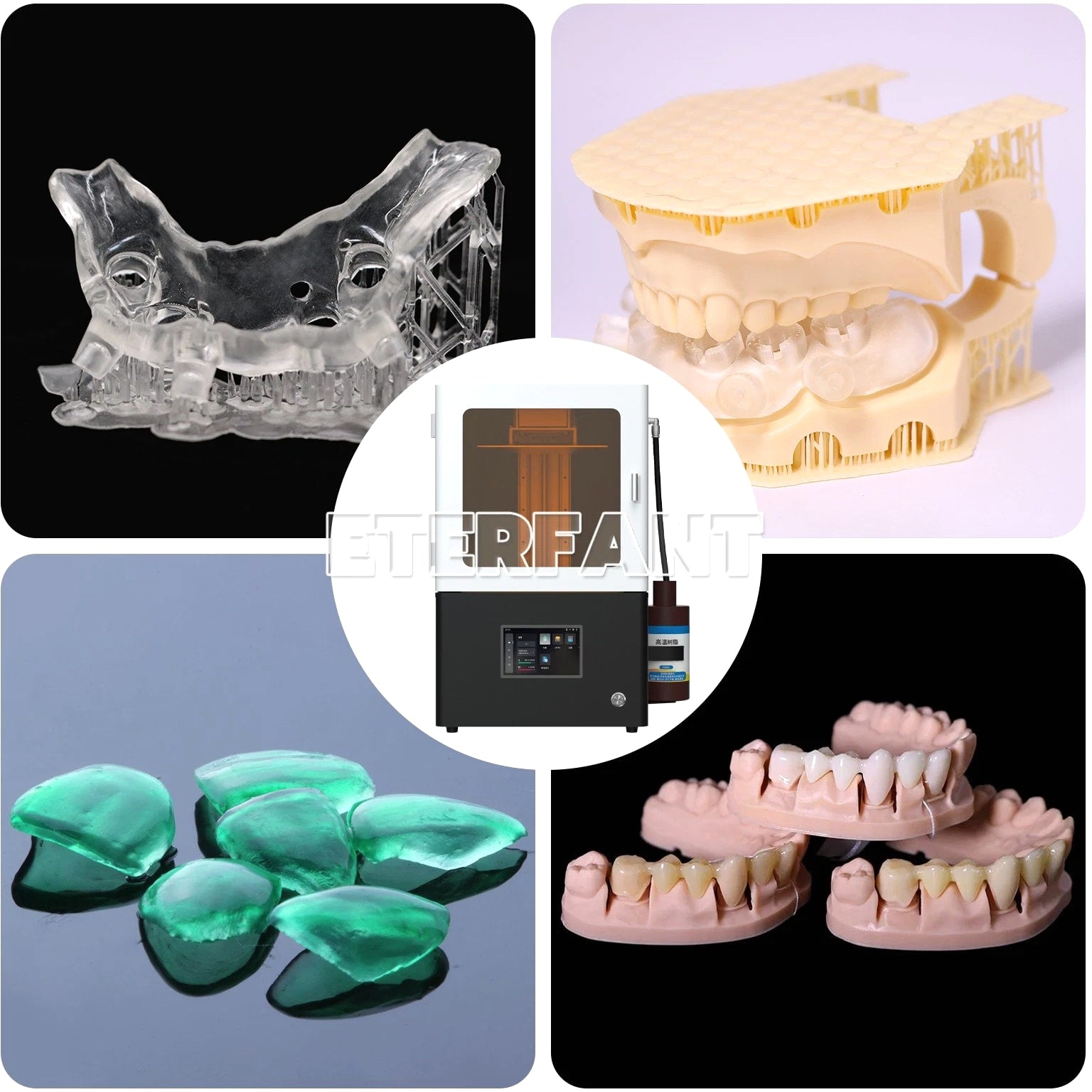 Dental 16K Ultra High Precision UV LCD Resin 3D Printer Industry LAN/USB/WiFi