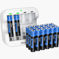 1100mWh Hixon AAA 1.5V Lithium Rechargeable Batteries &Charger High Quality LOT