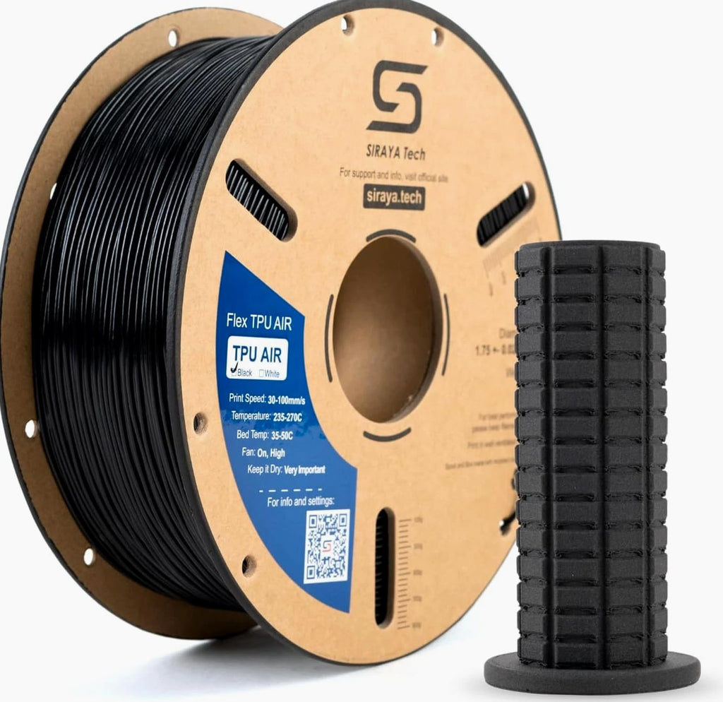 Flex TPU Air - Lightweight Active Foaming Flexible 3D Filament, Variable Hardness