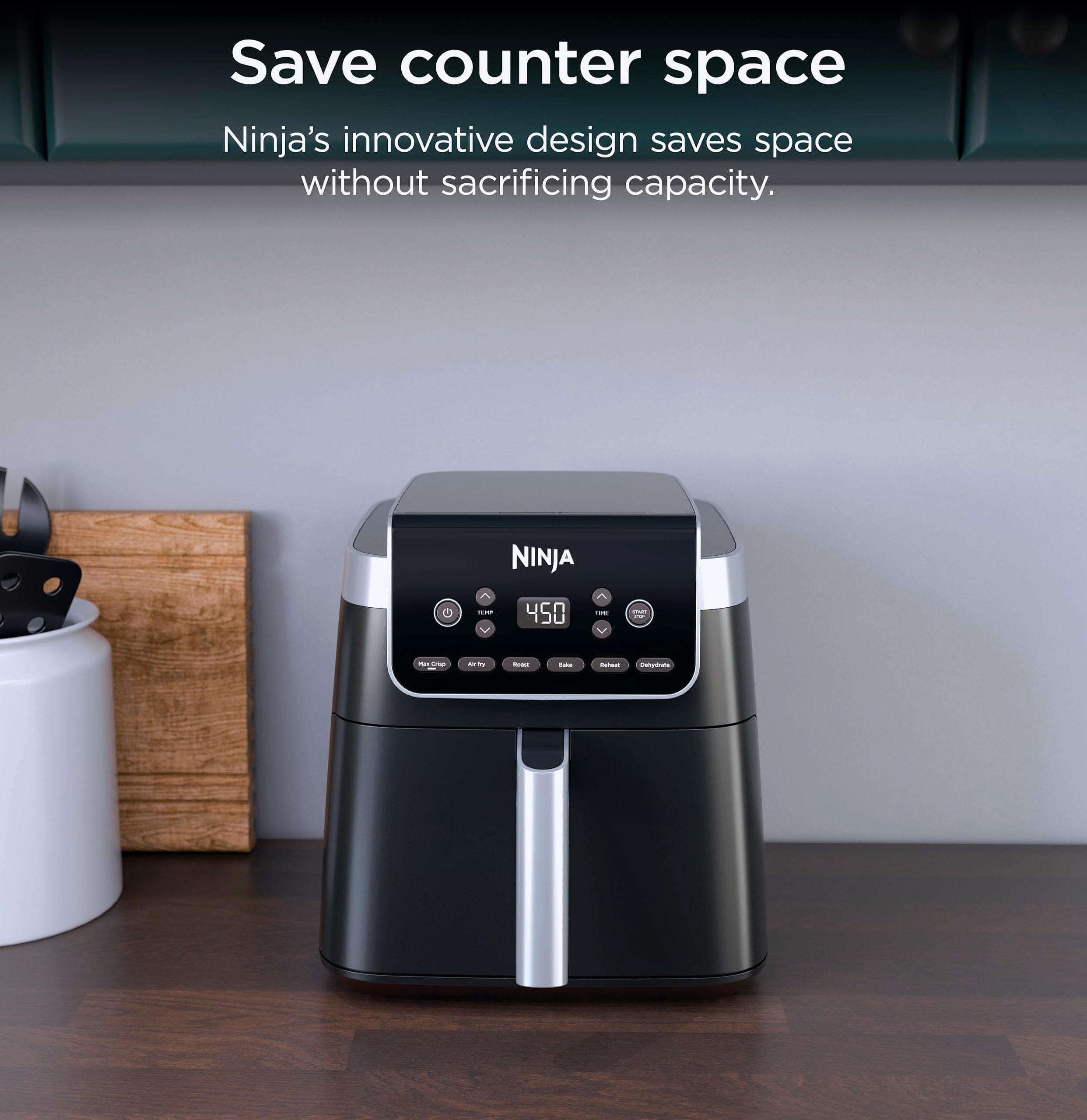 Ninja AF181 XL Air Fryer, 6.5 Qt, Max Crisp Technology