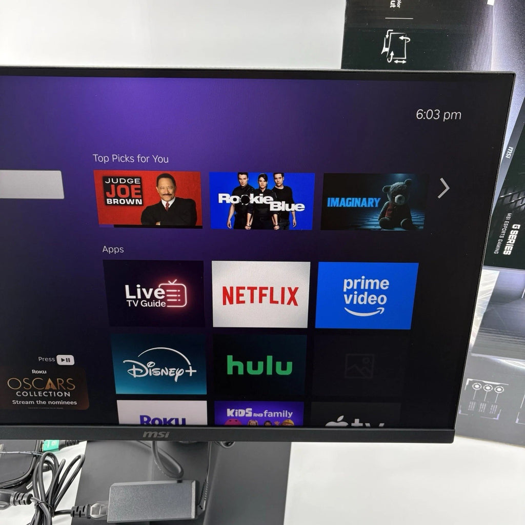 MSI G274QPF QD 27" WQHD Flat Rapid IPS Gaming Monitor] Tested & Working Read DS