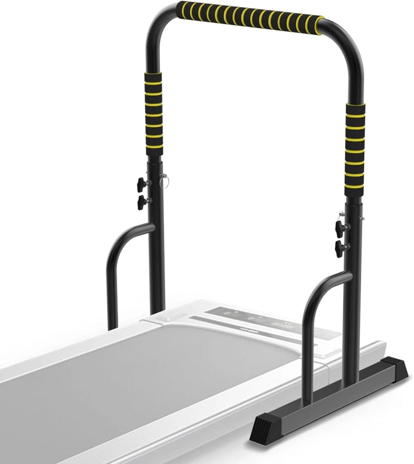 Adjustable Walking Pad Handle - Black/Yellow=