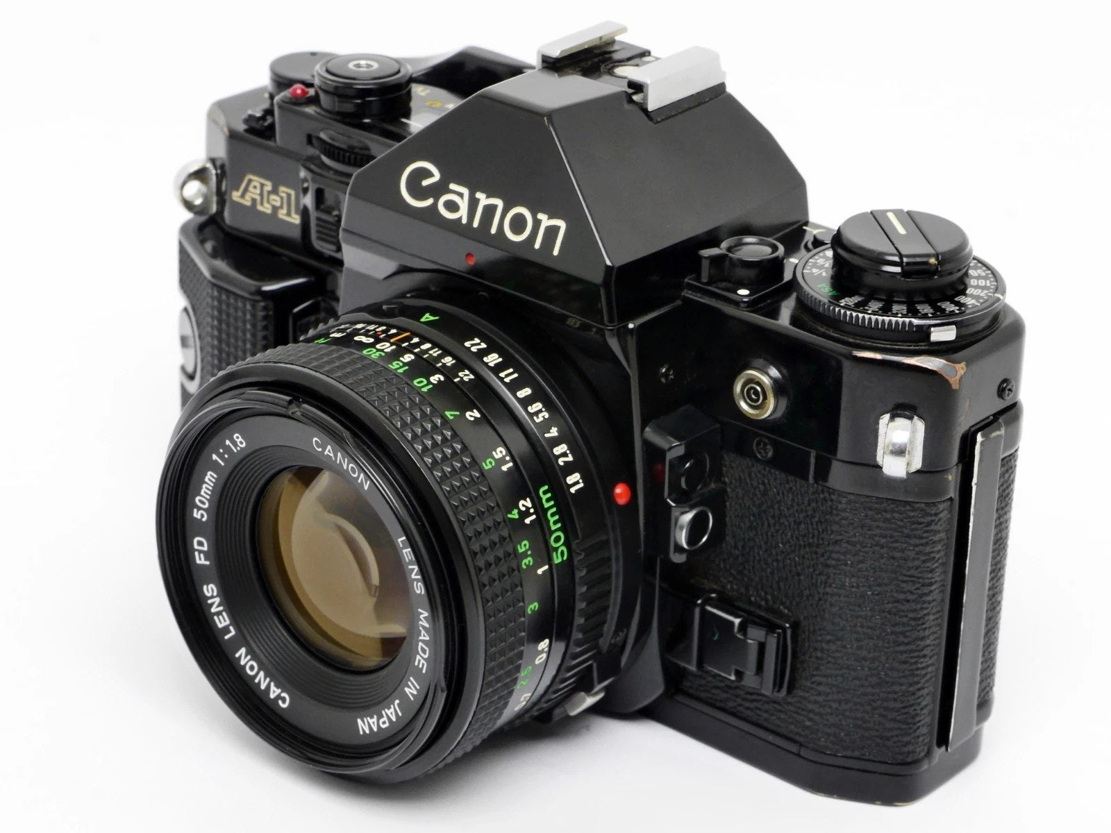 ✮ Canon A-1 with FD 50 mm F/1.8 Lens #550941 || from Dealer!