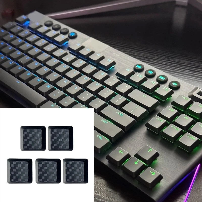 Low Profile Mechanical Keyboard Keycaps Carbon Fiber Key Cap for G915/G813/G815