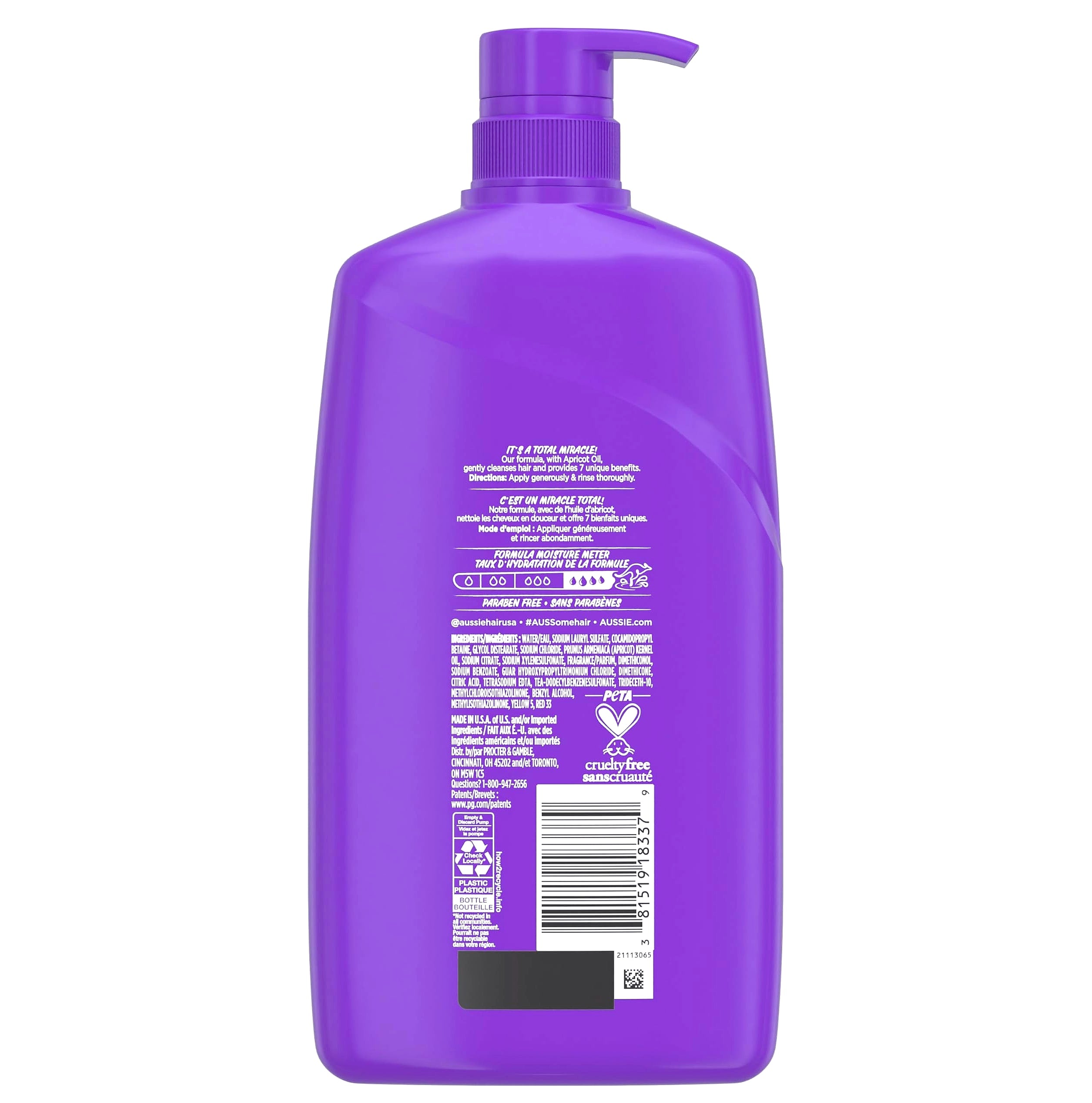 Aussie Total Miracle Hair Care Bundle Shampoo Conditioner Treatment