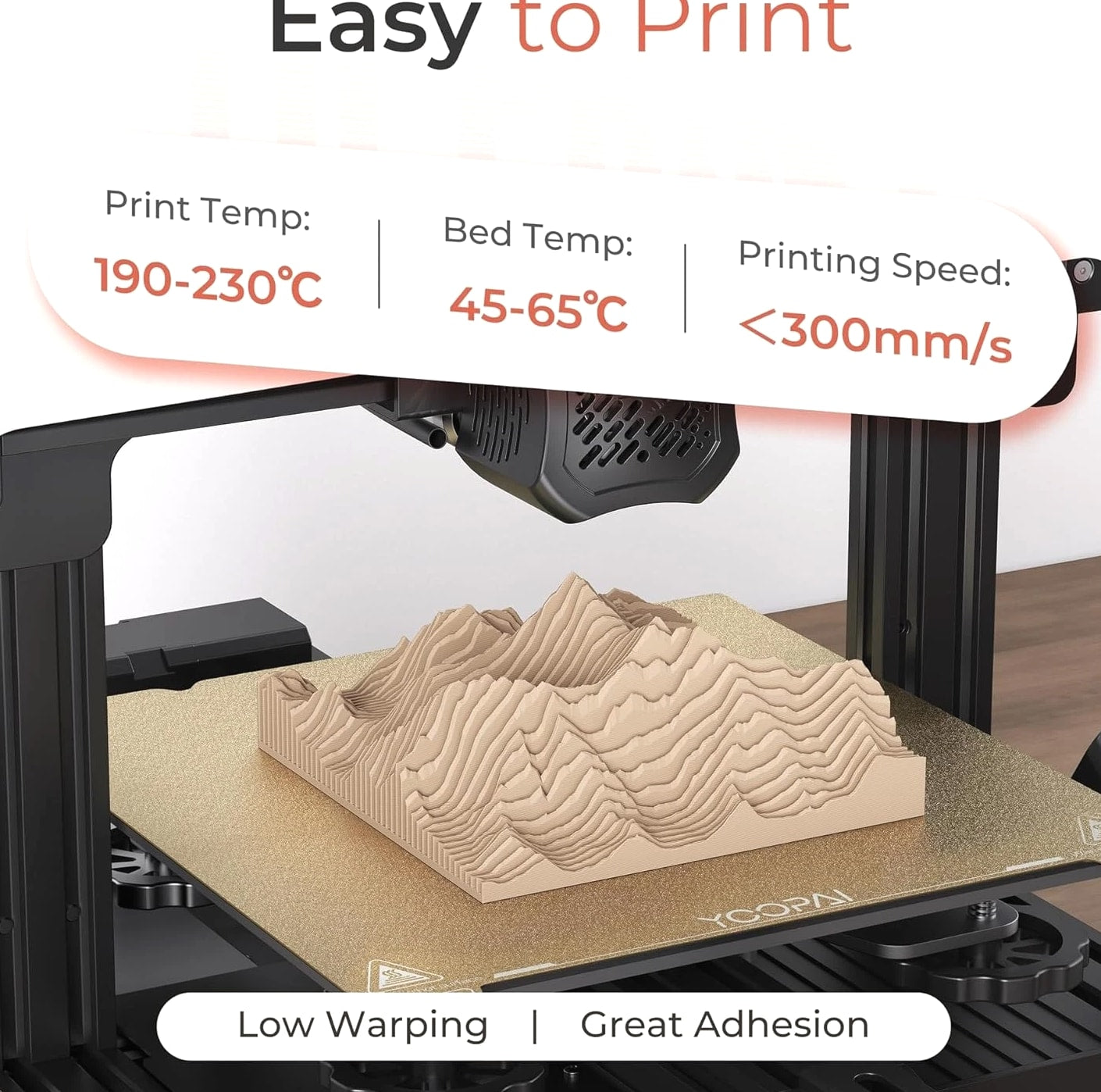 Creality Matte PLA Plus Filament 1.75mm, Olive Green Color, Low Warping, Mini...