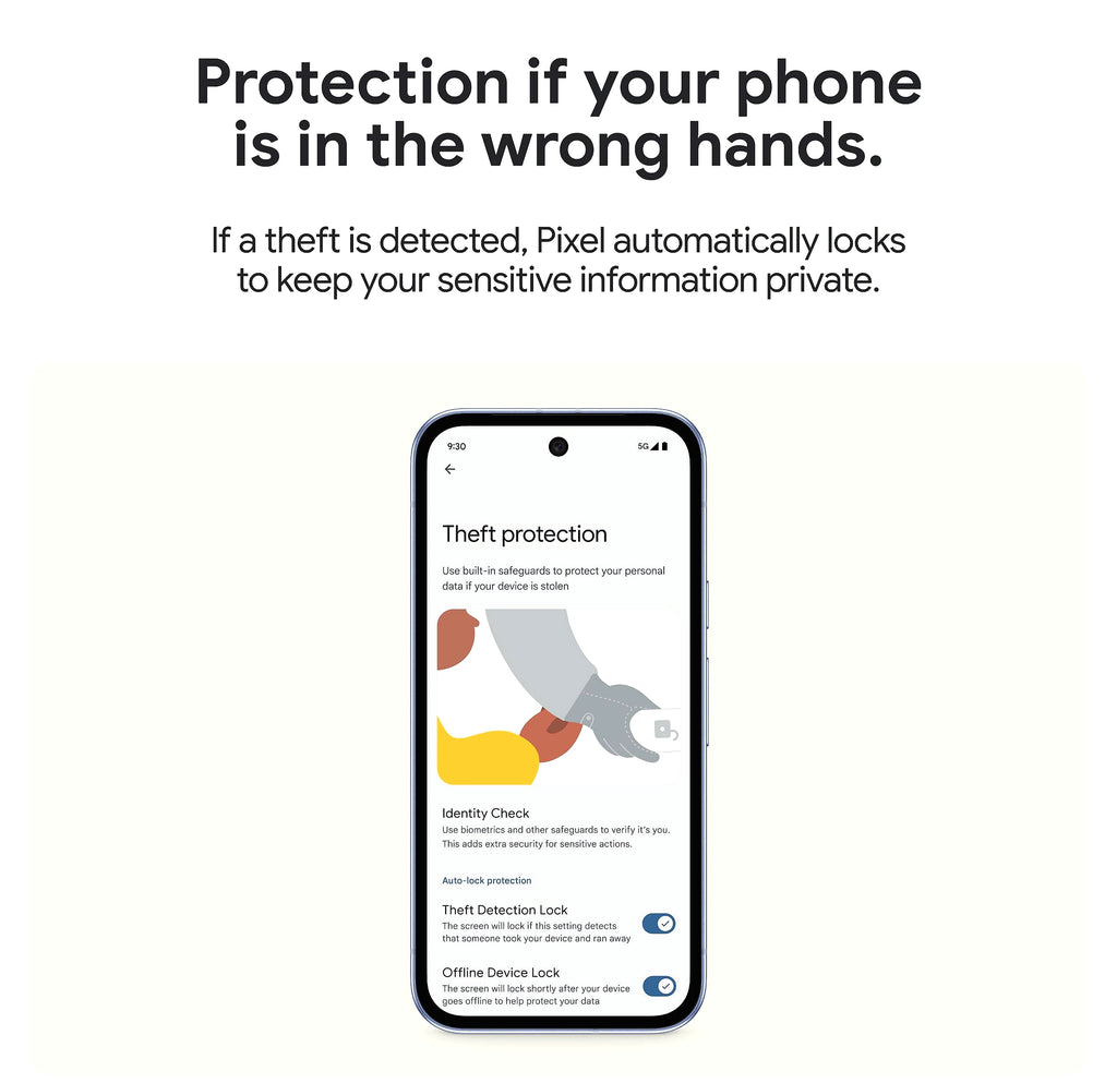 Google Pixel 9a Unlocked Android Smartphone with Gemini AI