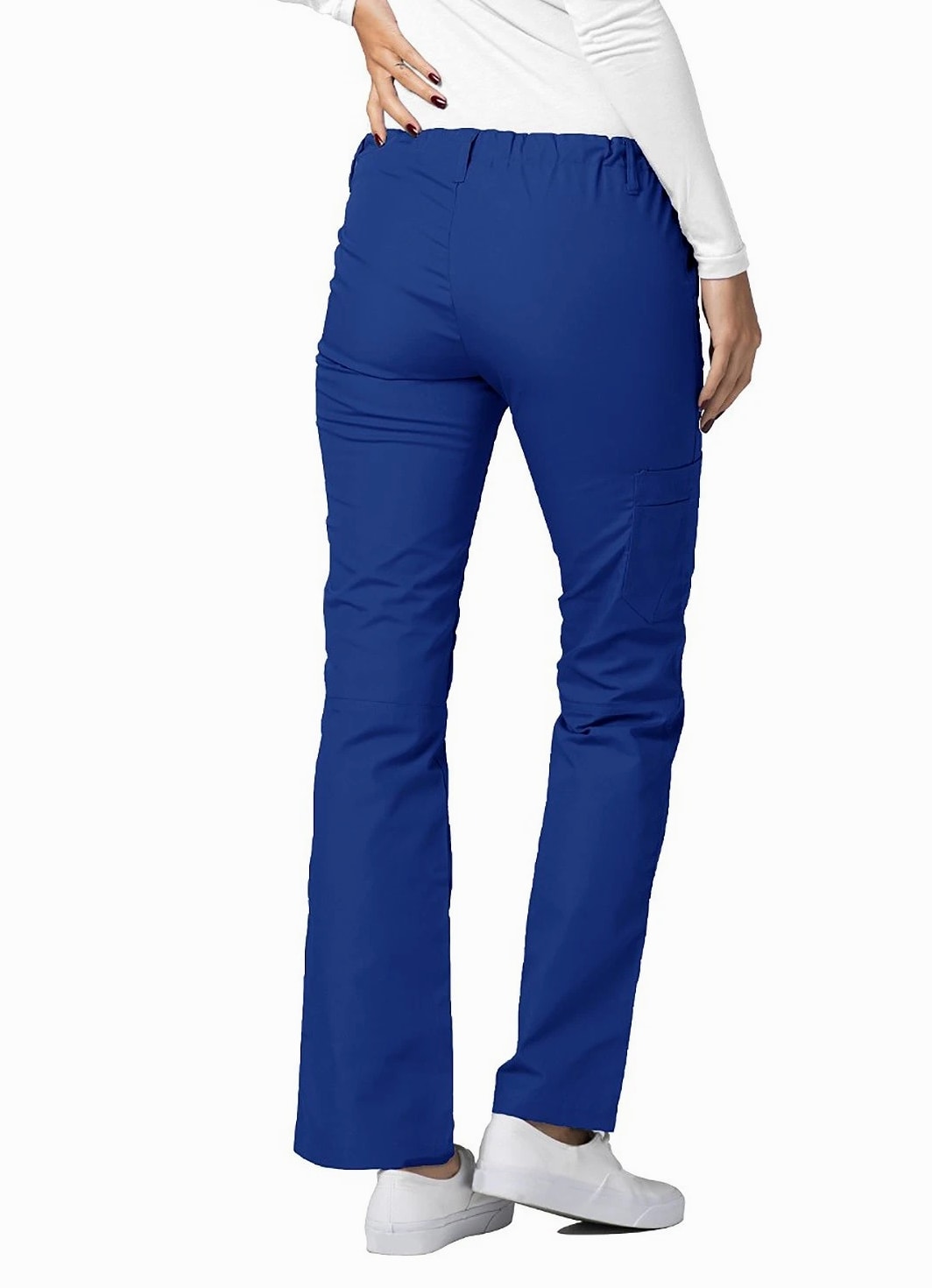 Adar Medical Uniform Low Rise Multi Pocket Drawstring Straight Leg Scrub Pants
