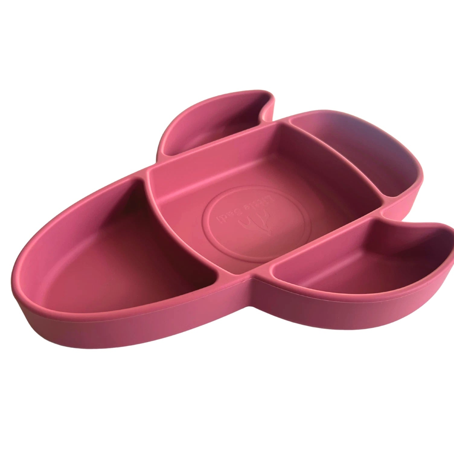 Liitle Sadi Silicone Airplane Toddler Plate, BPA-Free, Baby Plate, Baby Dish.