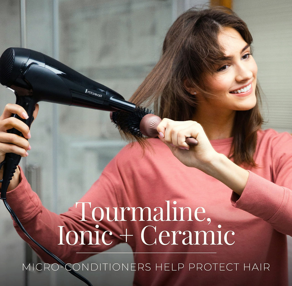 Remington Damage Protection Hair Dryer, 1875W with Ionic Tourmaline