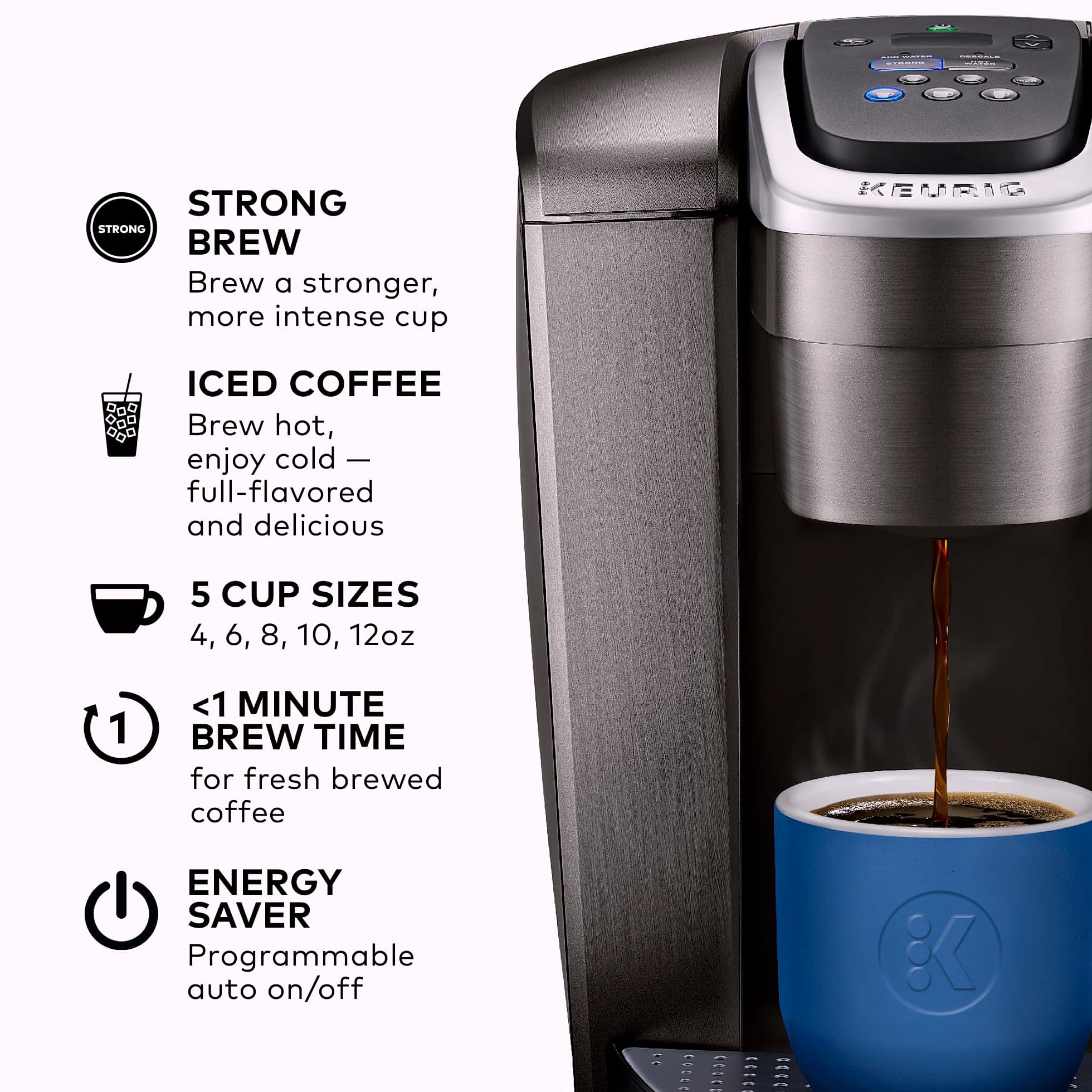 Keurig K-Elite Single Serve Coffee Maker with Strength Control